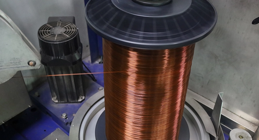 Feathers of Polyester-imide Film Insulated Round Copper Magnet wire Thermal Class 180